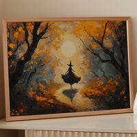 Autumn Moon Casts Magic Spells
