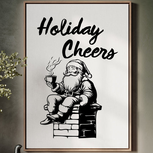 Santa Sips His Midnight Coffee Break