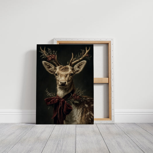 Noble Stag Brings Winter's Grace