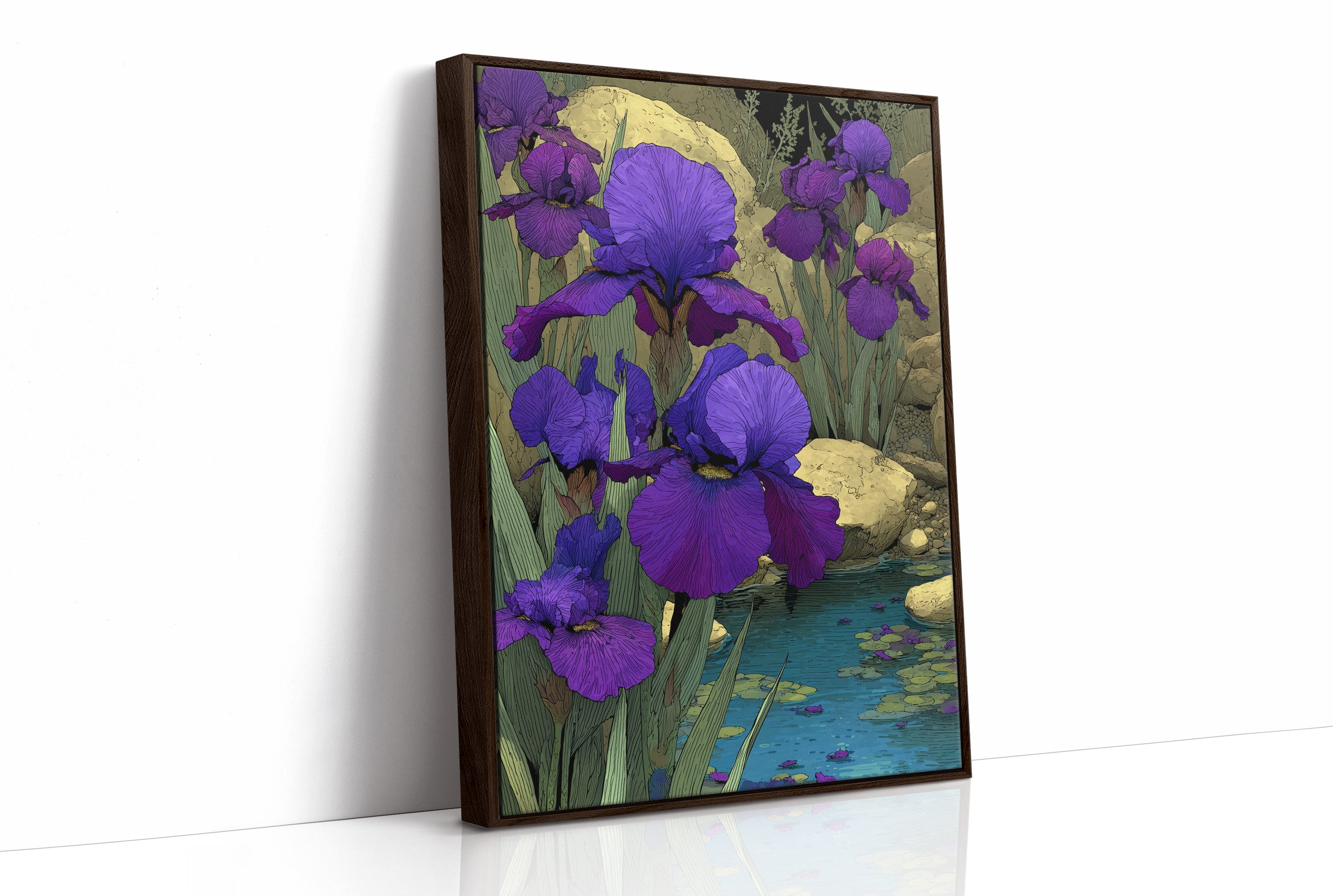 Irises at the Water's Edge