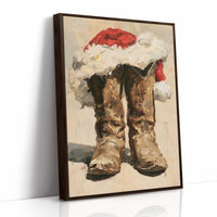 Boots Under the Mistletoe
