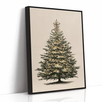 Luminous Evergreen: A Winter's Portrait
