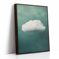 Gentle Cloud over Seafoam Sky