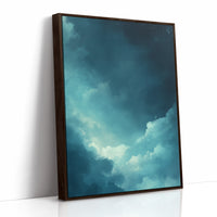 Celestial Drift Through Midnight Blue
