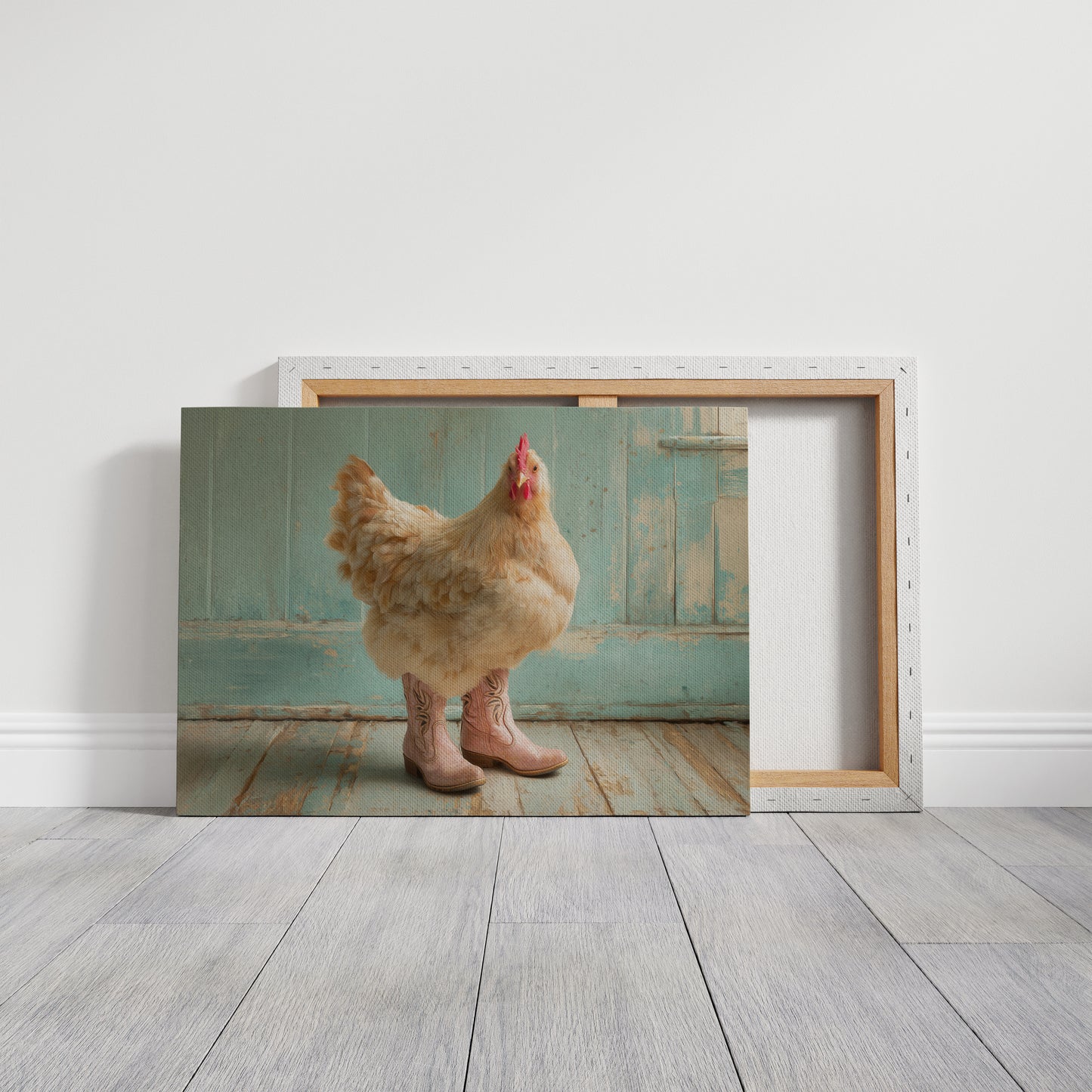 Barnyard Fashionista Struts Her Stuff