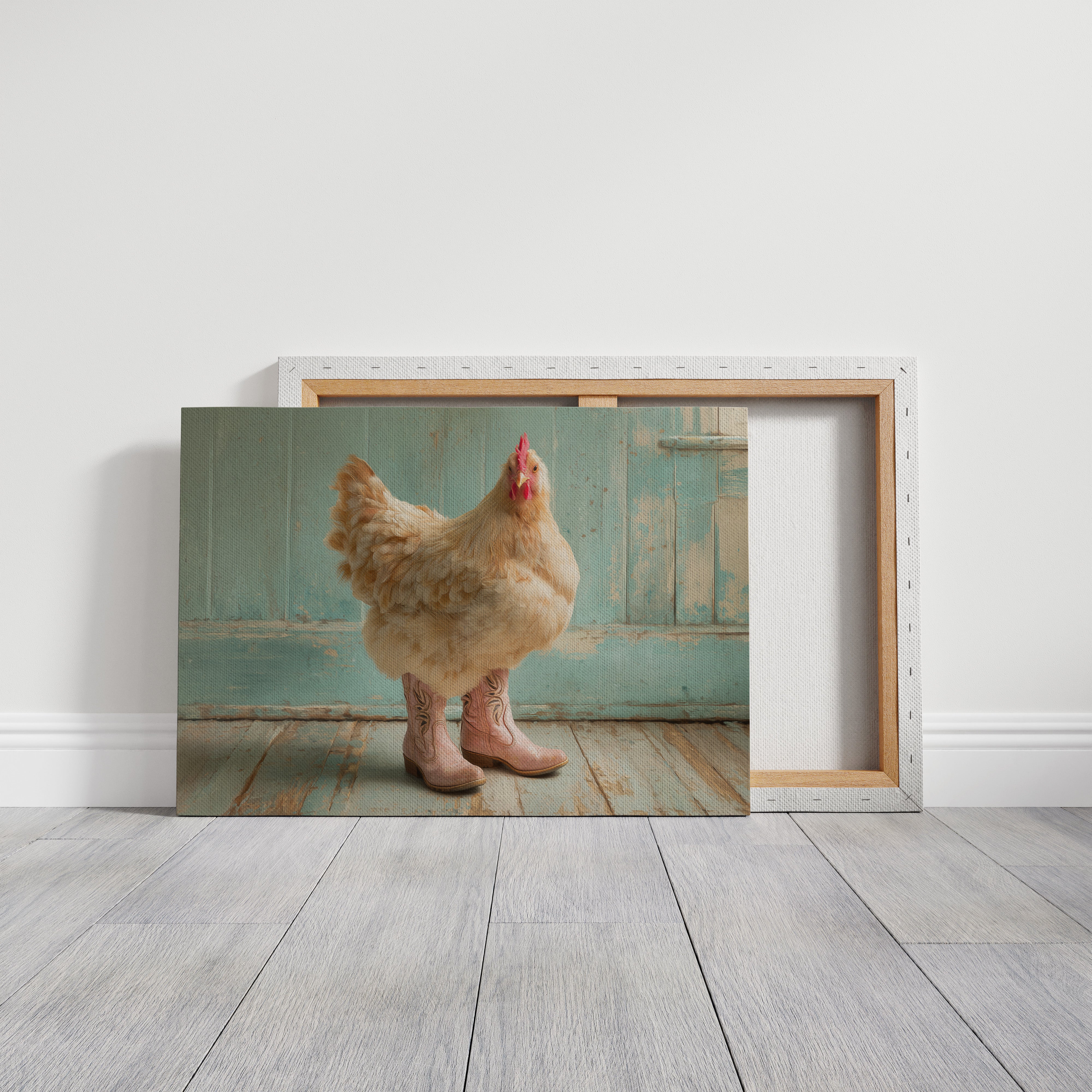 Barnyard Fashionista Struts Her Stuff