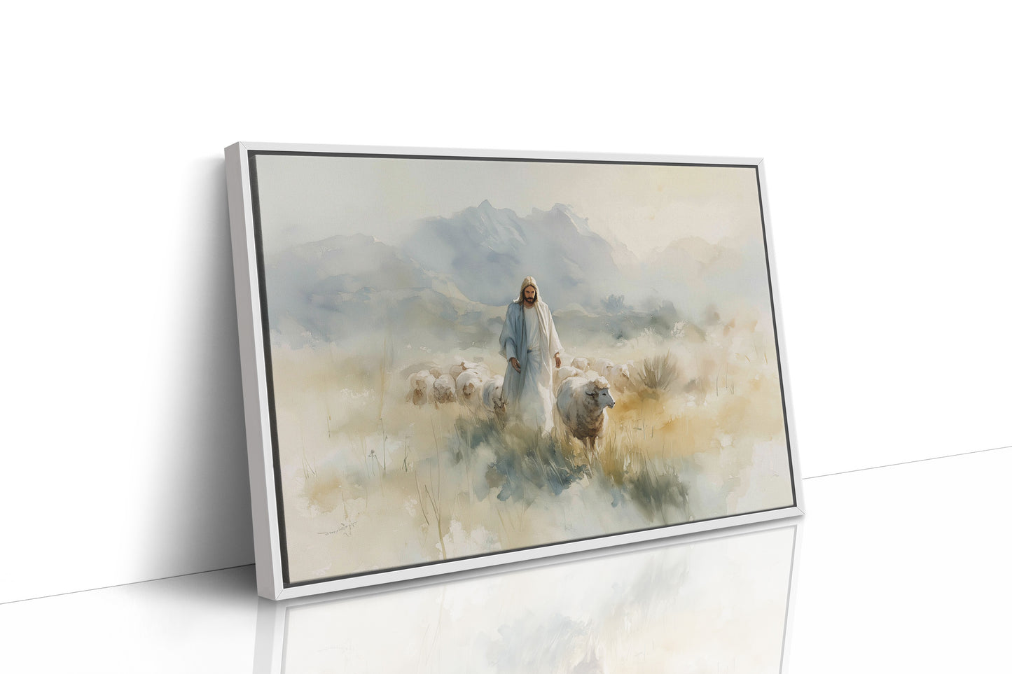 Gentle Shepherd Among Misty Hills