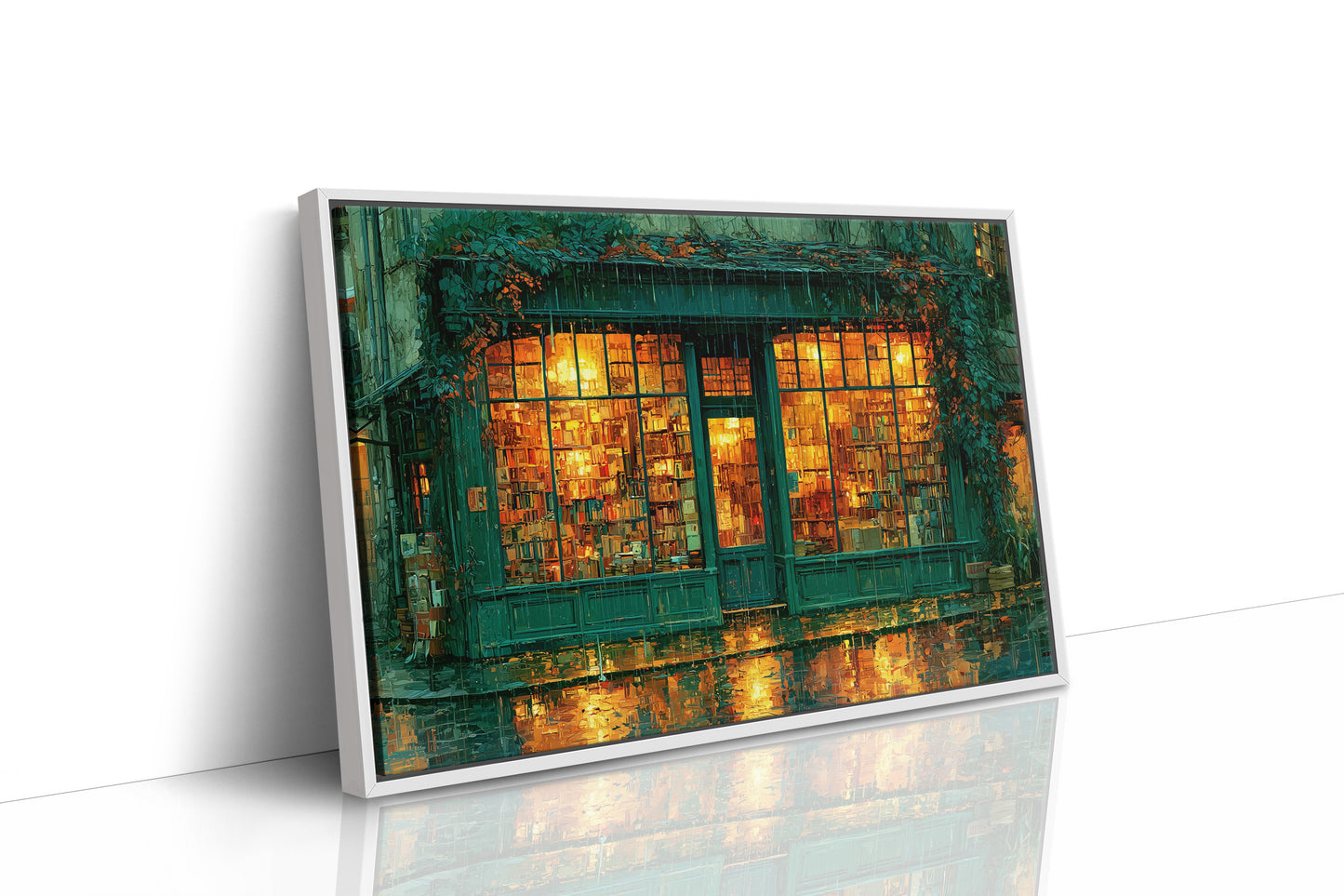 Rainy Night at the Bookshop