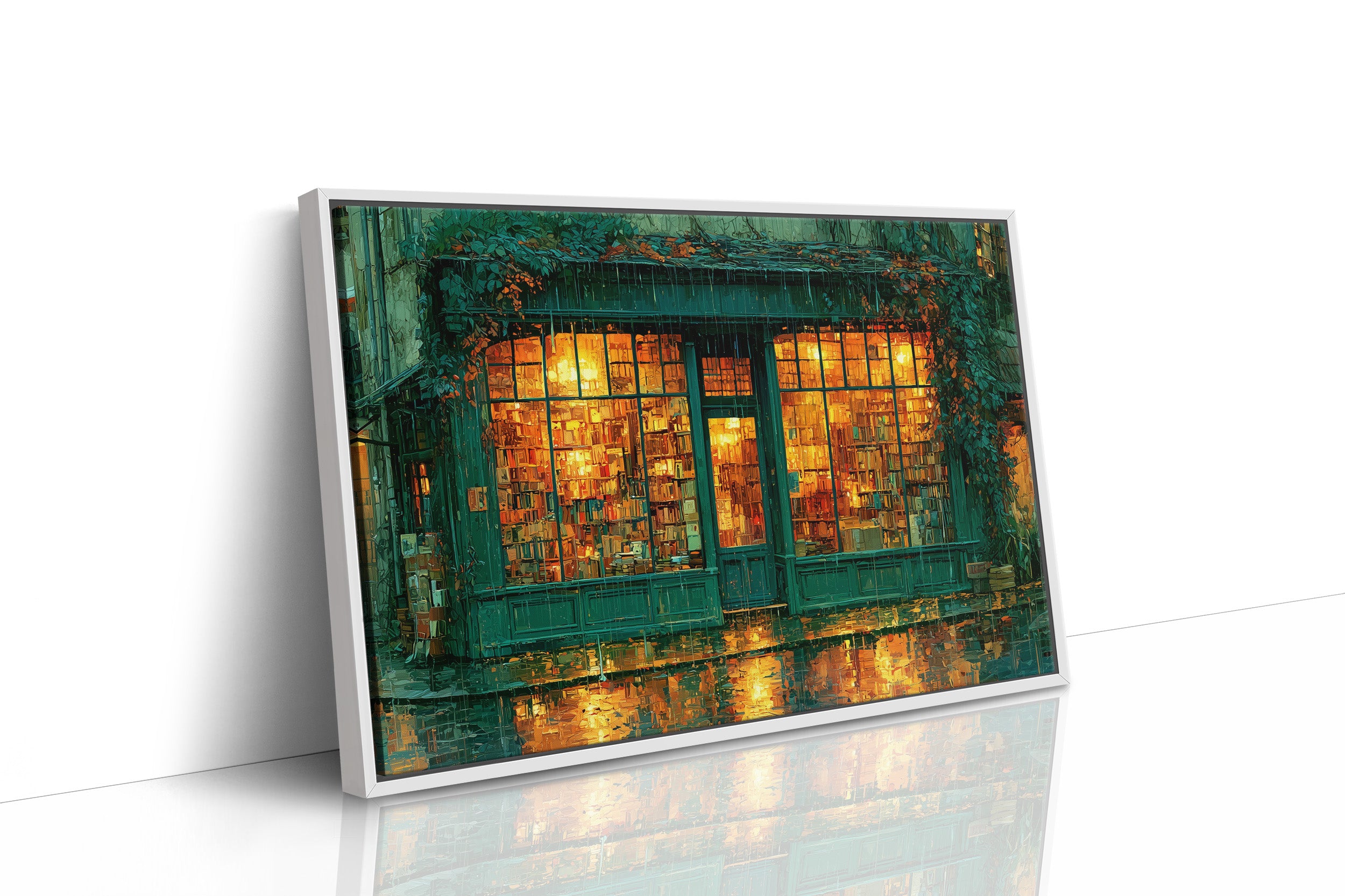 Rainy Night at the Bookshop