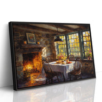 Autumn Feasts By Firelight Glow