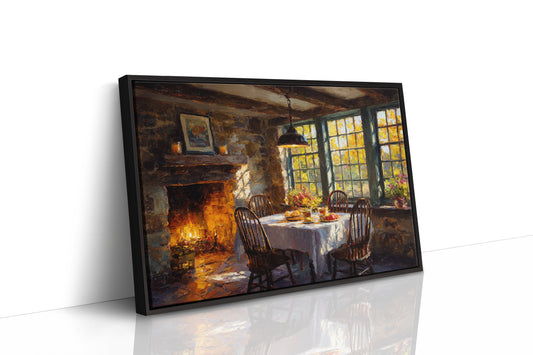 Autumn Feasts By Firelight Glow