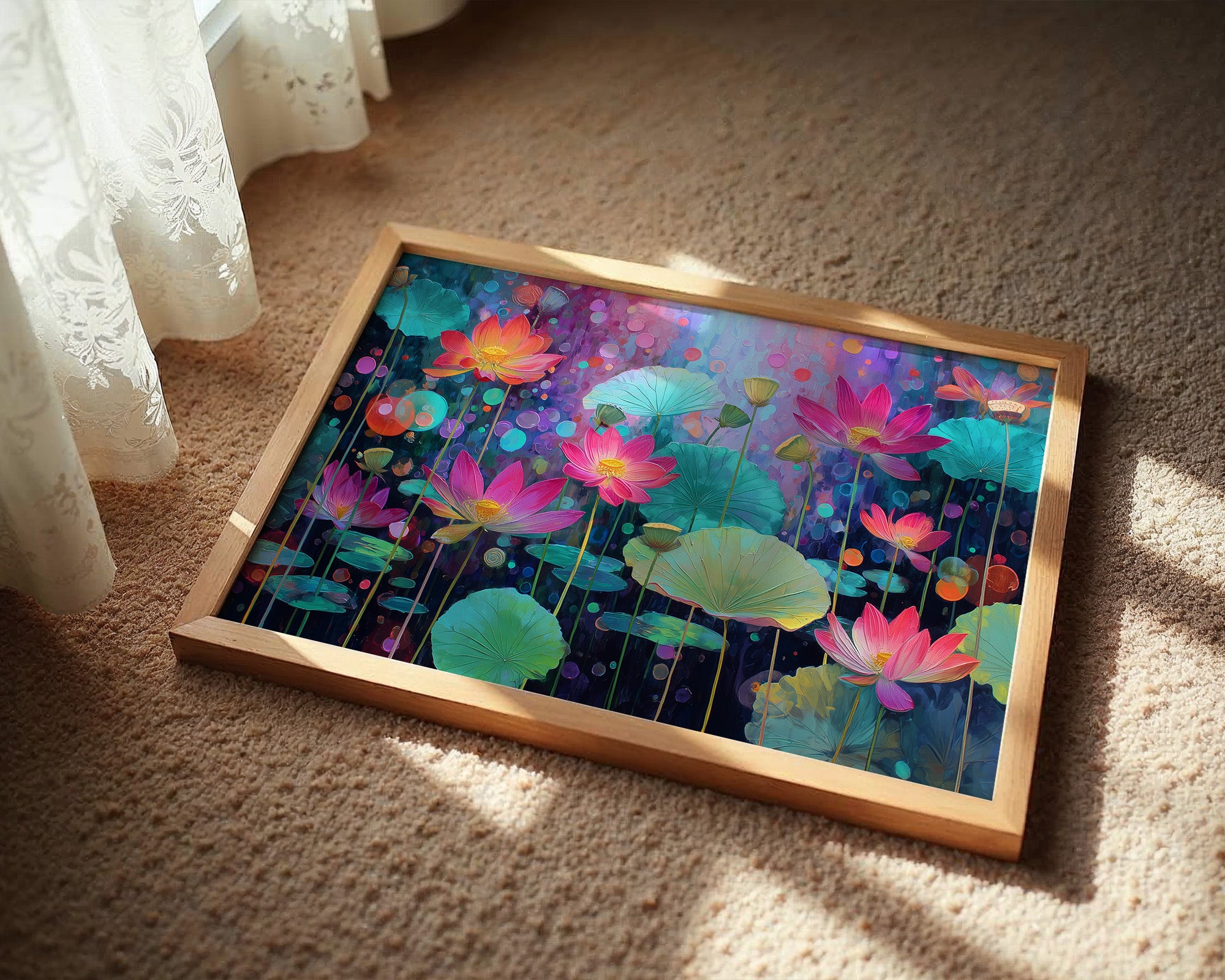 Lotus Dreams In Twilight Gardens