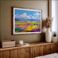 Patchwork Fields Dance In Spring