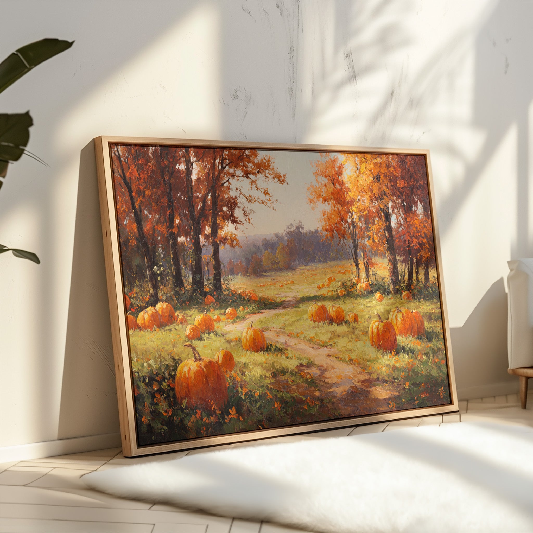 Path Through Autumn's Harvest
