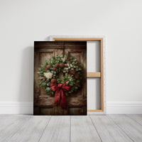 December Stories On Rustic Wood
