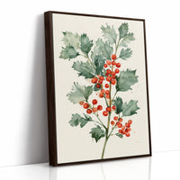 Holly Branch, Loosely Painted