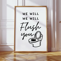 Bold Words For Bathroom Walls