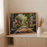Summer Glory On Colonial Lane