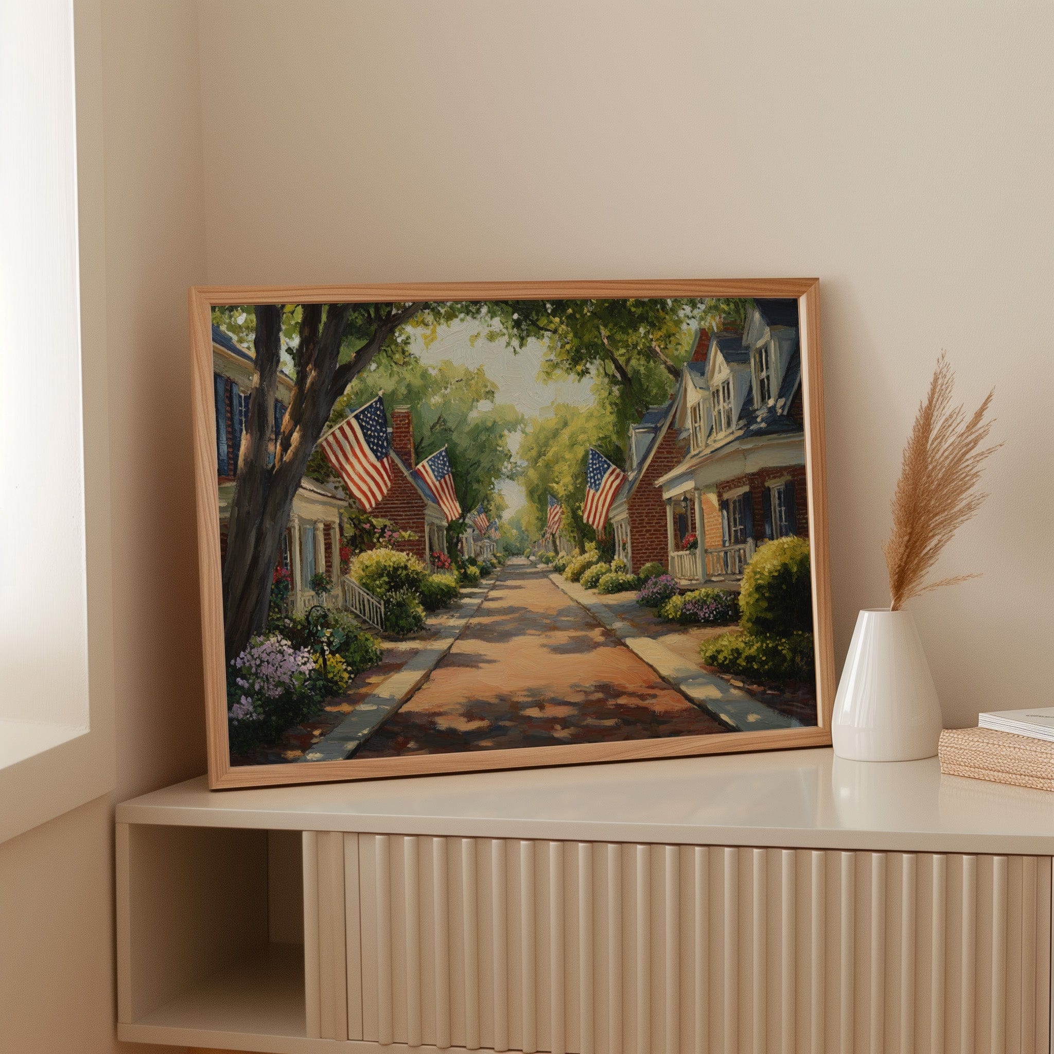 Summer Glory On Colonial Lane