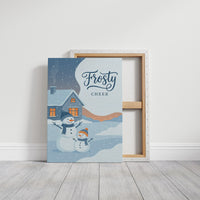 Frosty Cheer: Snow Family Portrait