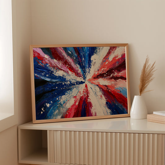 Freedom's Colors Dance At Dawn
