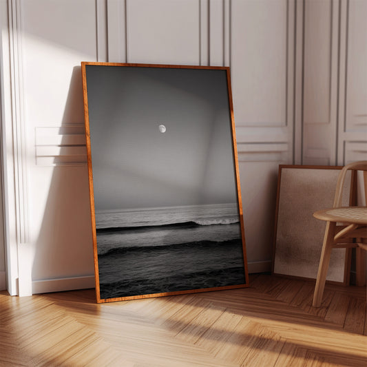 Moonlit Tide and Quiet Reflections