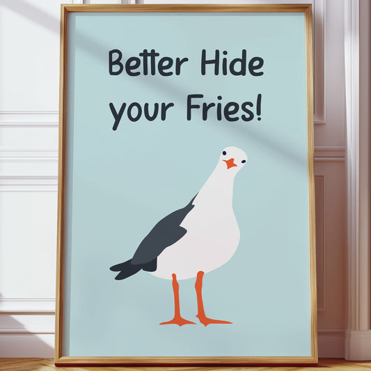 Seagull Seeks Seaside Snack Secrets