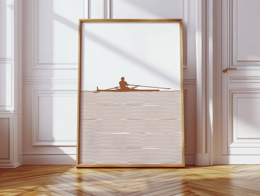 Early Morning Rows Through Serenity