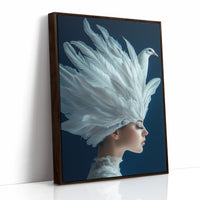 Crowned by Wings in Blue Silence