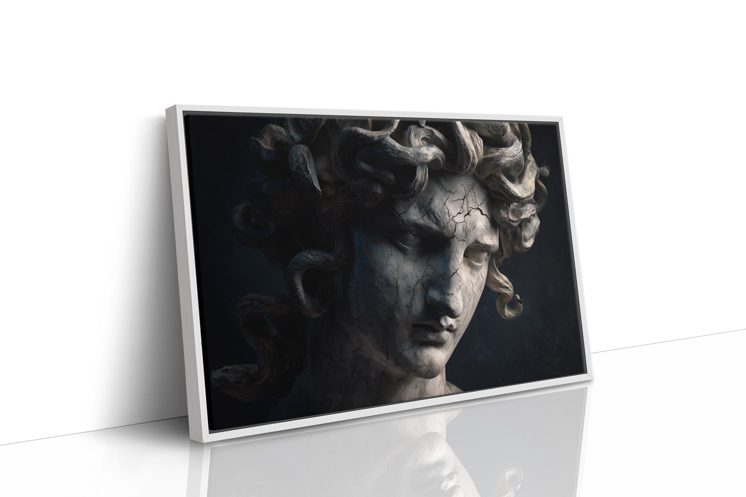 Ancient Faces Among Dusty Tomes