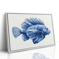 Lionfish in Indigo Ink