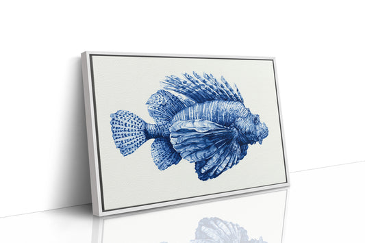 Lionfish in Indigo Ink