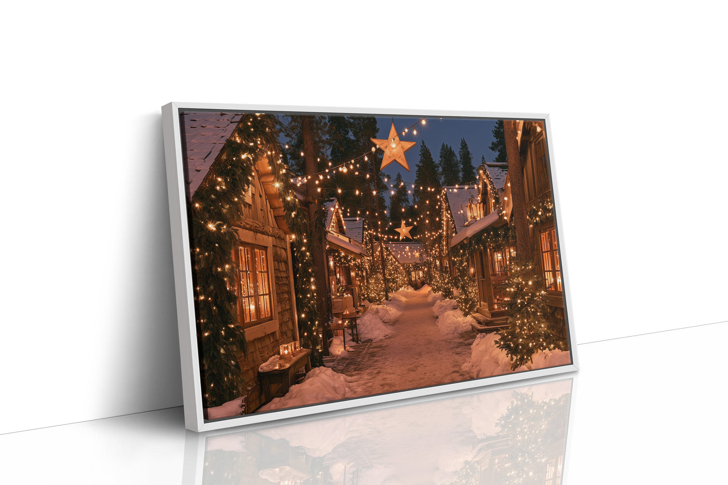 Starlight Over the Snowy Lane