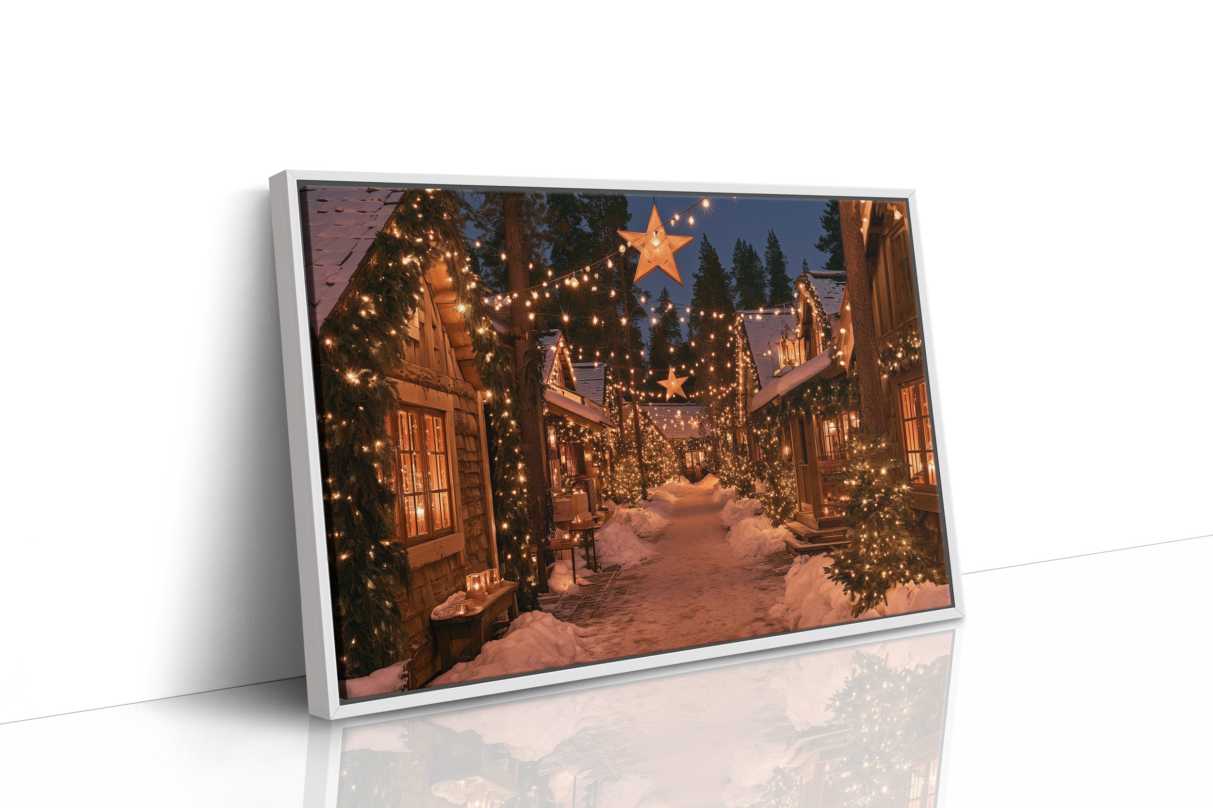 Starlight Over the Snowy Lane