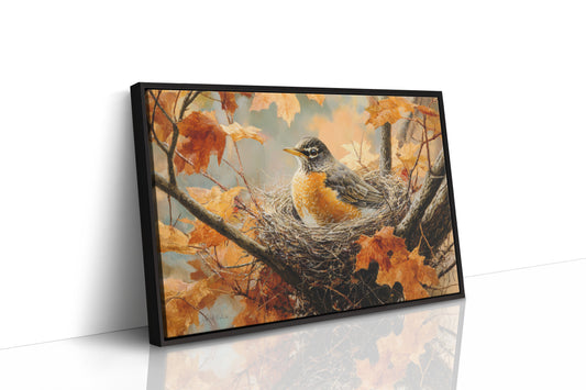October's Robin Finds Maple Rest