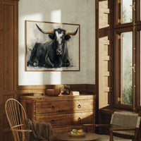 Black Bulls Rest Under Texas Stars