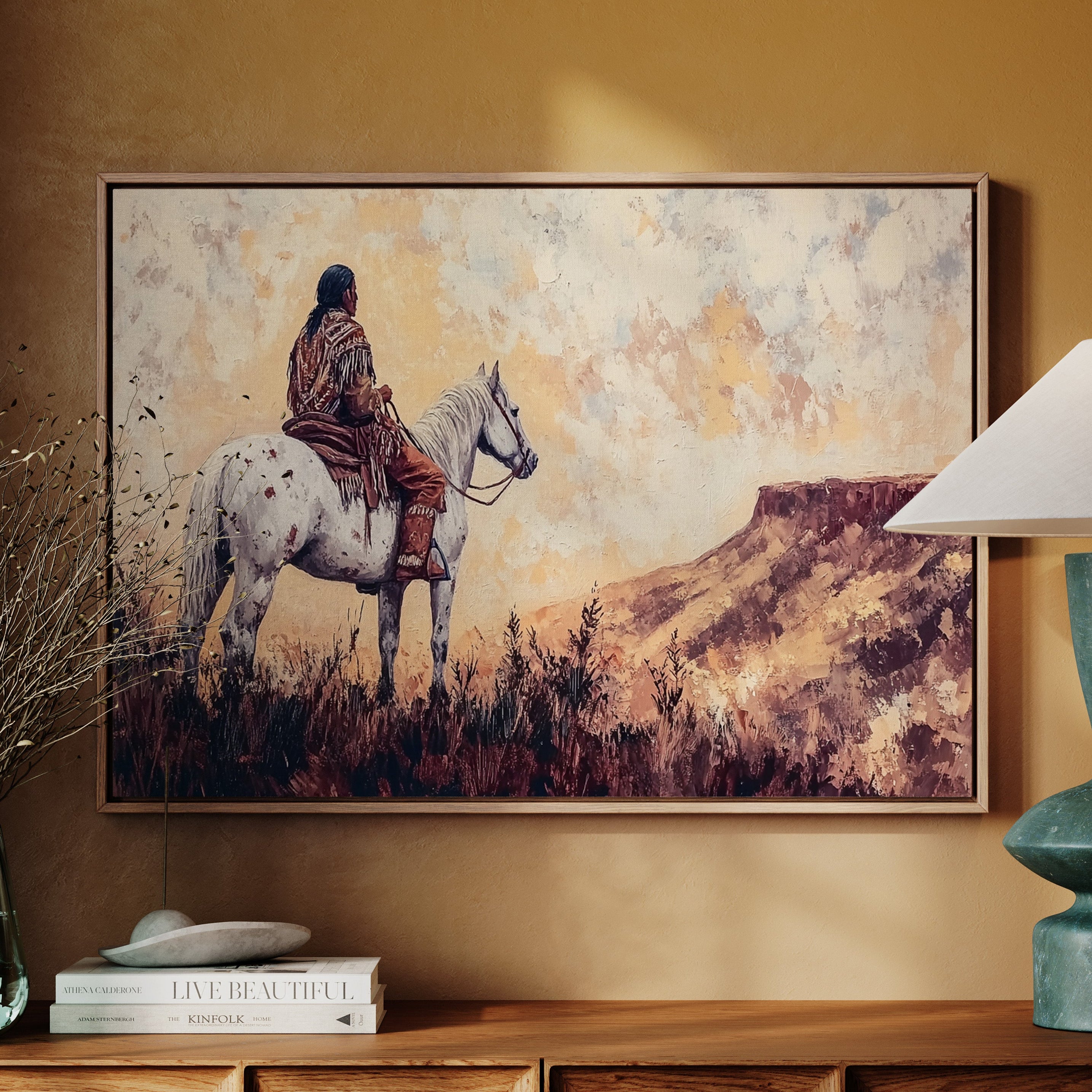 Twilight Scout Above Painted Mesa