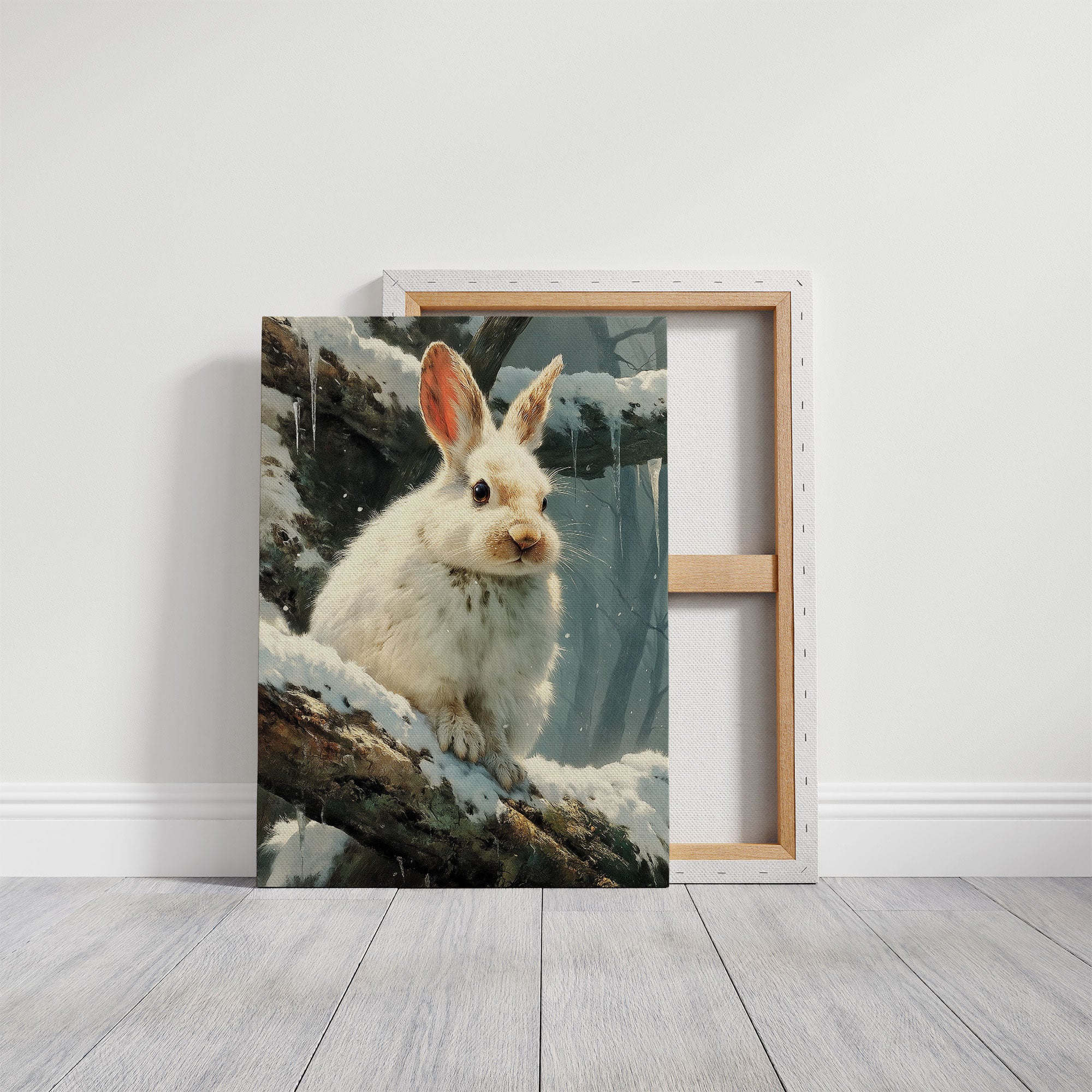 Snow Hare Brings Winter Magic