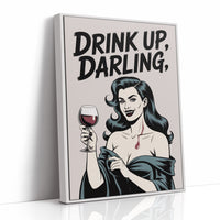 Vintage Vamp Toasts The Night