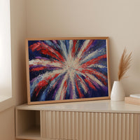Starburst Symphony In Patriot Colors