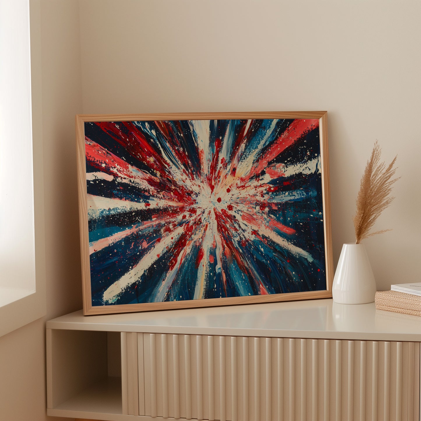 Stars Burst Into Patriotic Light