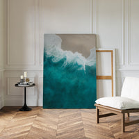 Aerial Drift Over Turquoise Tide