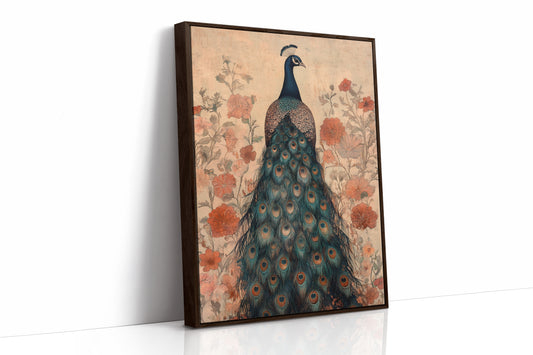 Antique Elegance with Scarlet Bloom
