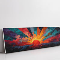 Sunburst in Painted Fire