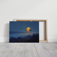 Harvest Moon Beckons Ancient Flight