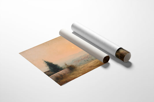 Apricot Haze Crowns Distant Valley