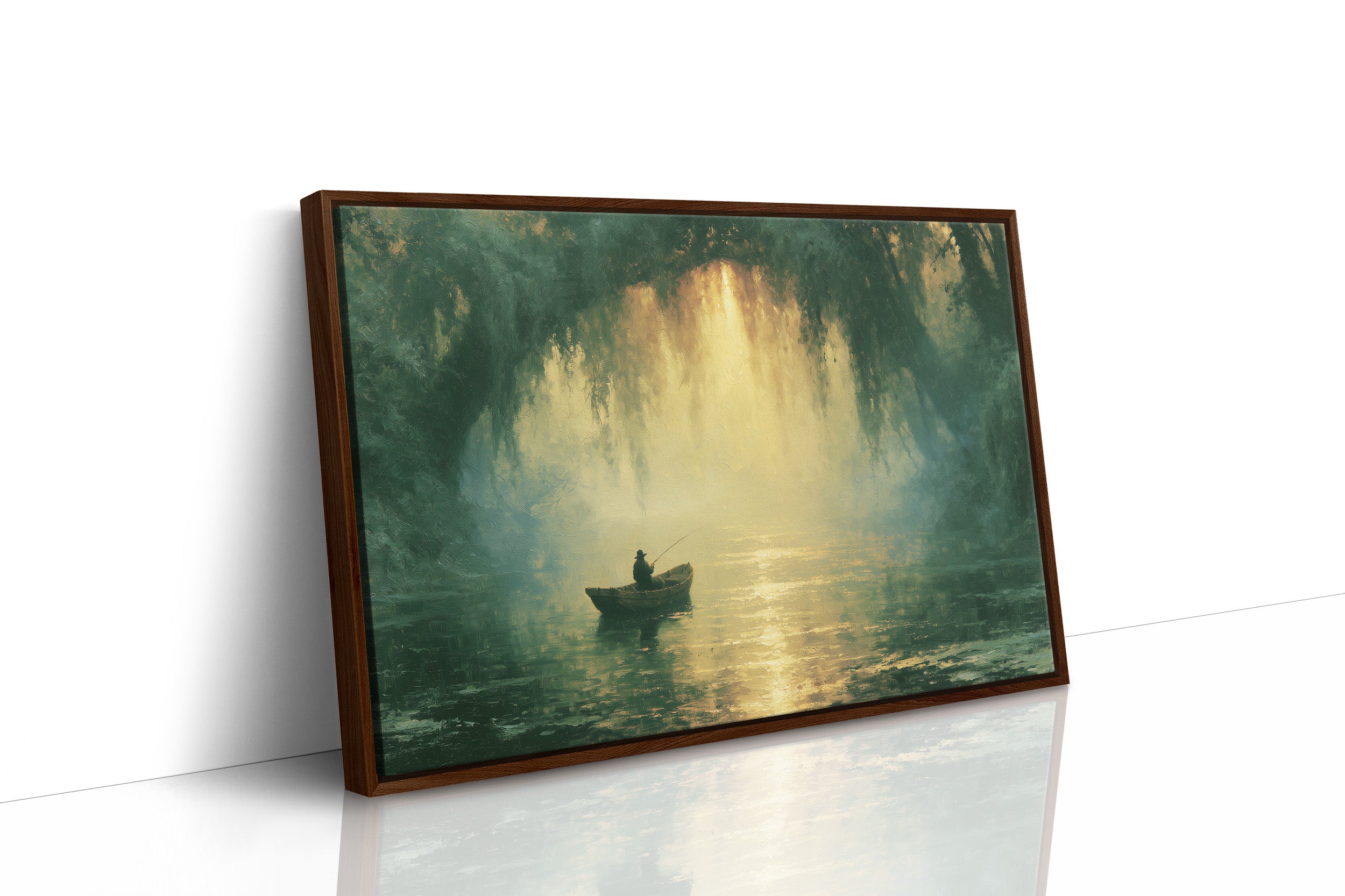Angler in the Amber Light