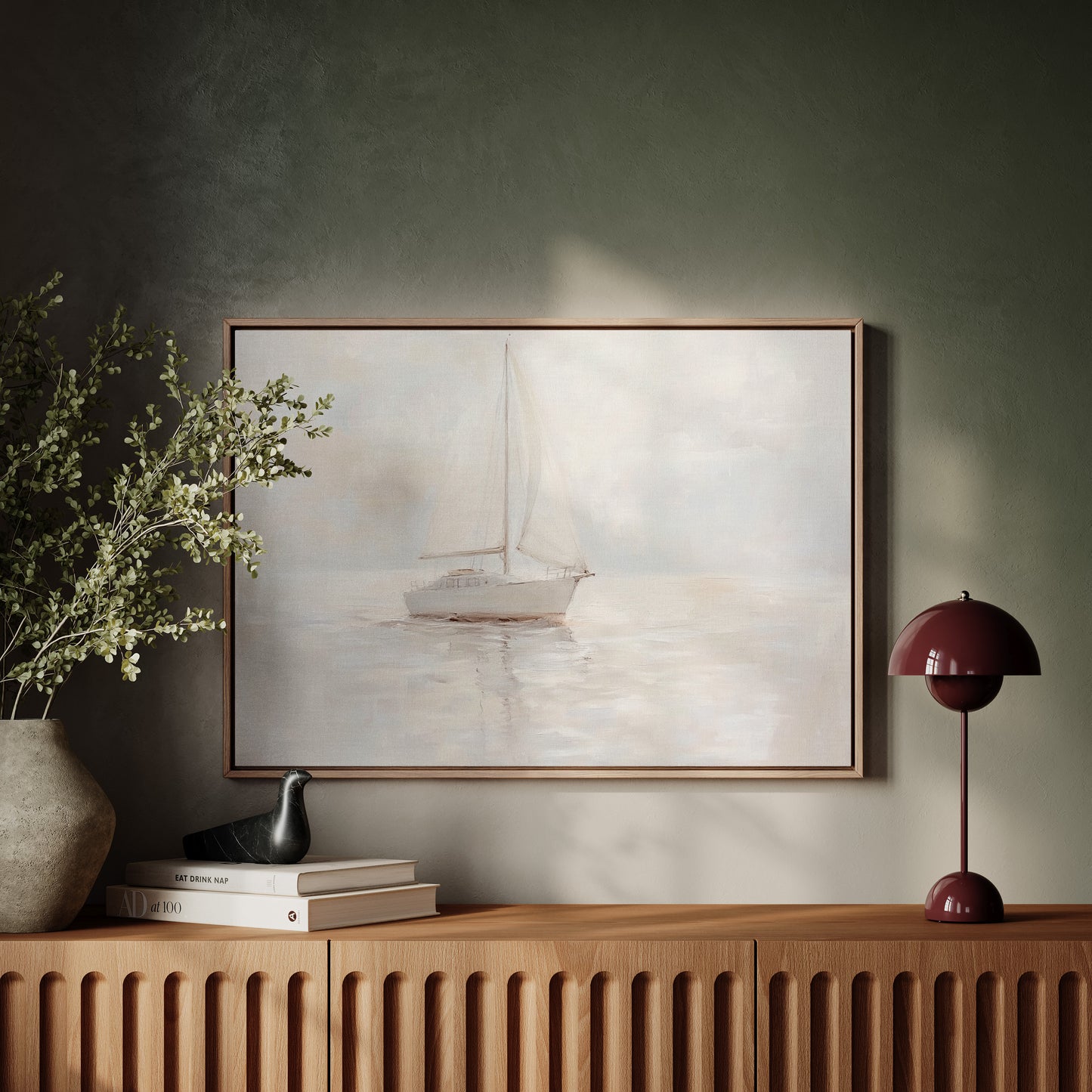 Soft Sails Through Morning Mist