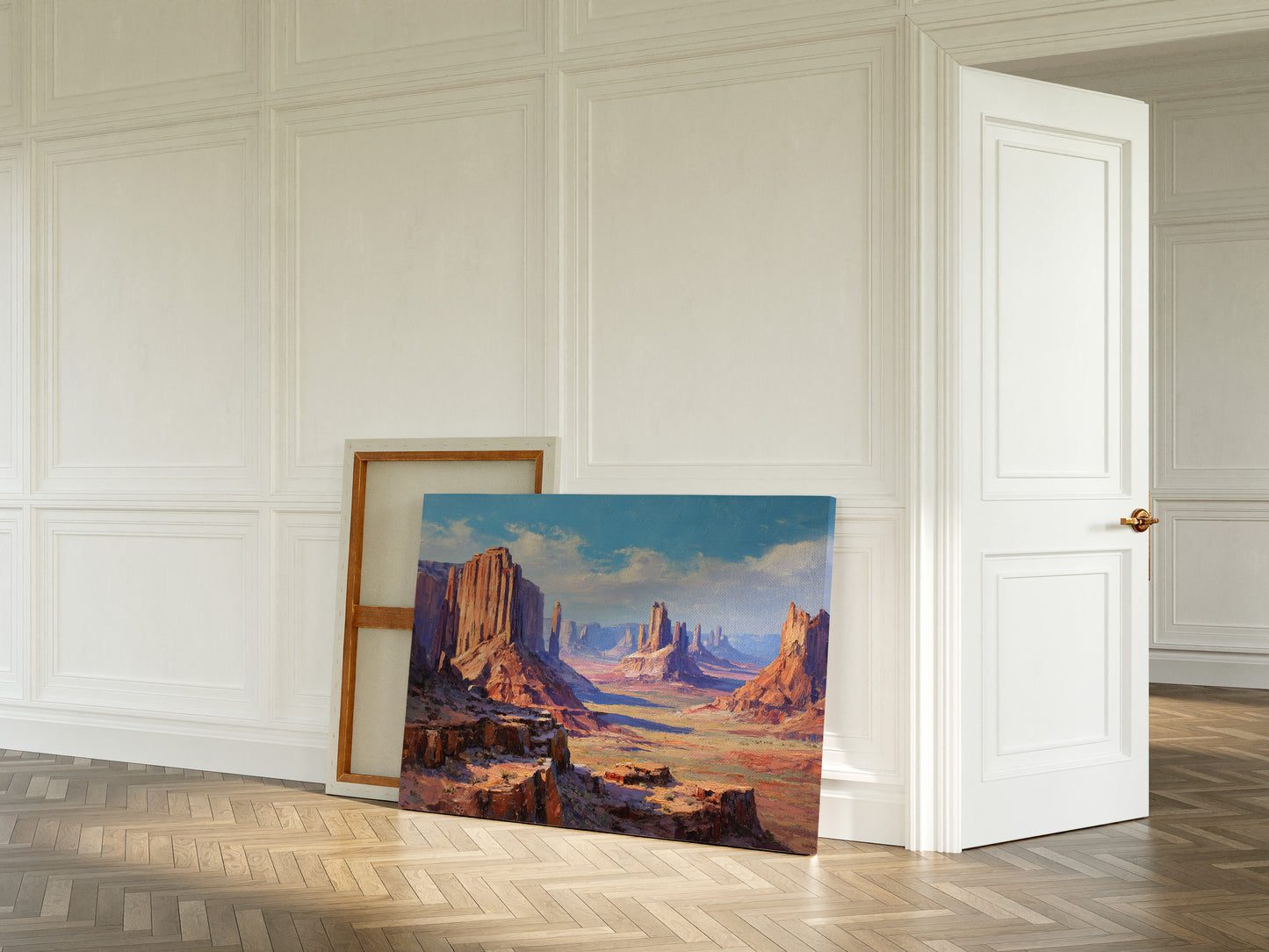 Monoliths Dance Under Desert Light