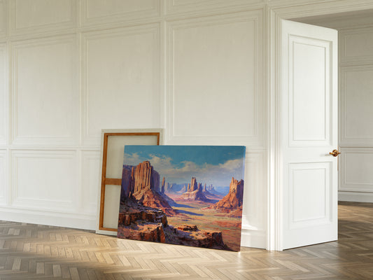 Monoliths Dance Under Desert Light